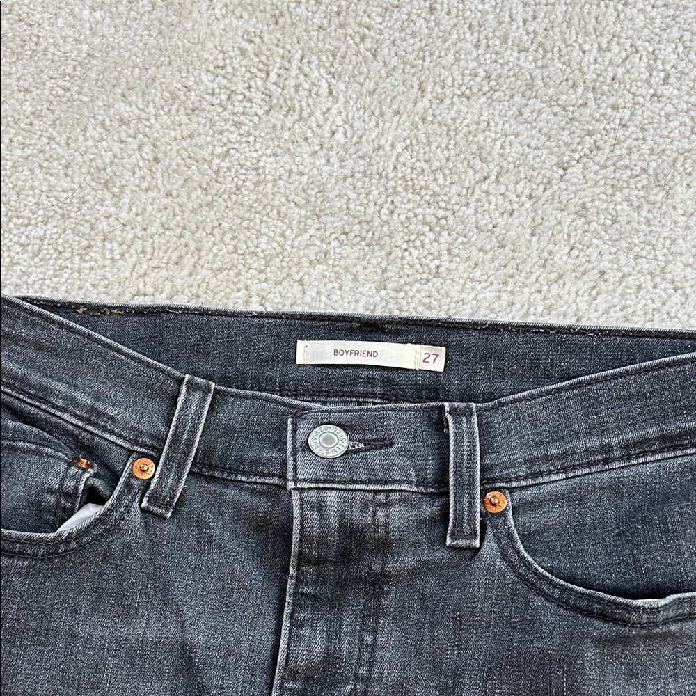 Women's Classic Black Jeans - Picture 2 of 3